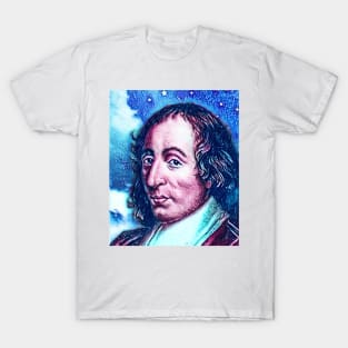 Blaise Pascal Snowy Portrait | Blaise Pascal Artwork 14 T-Shirt